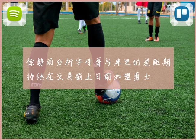 徐静雨分析字母哥与库里的差距期待他在交易截止日前加盟勇士
